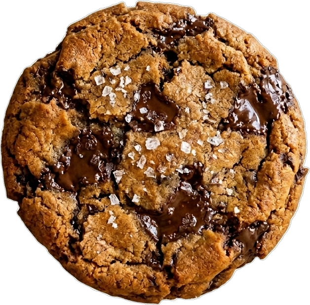 Freshly baked chocolate cookie
